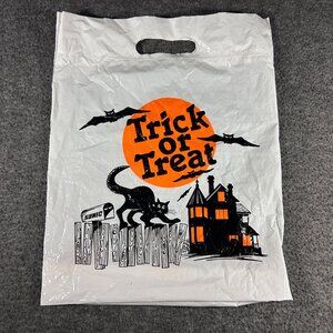 Vintage 90s Sonic Drive In Trick or Treat Halloween Bag Haunted House JOL Advert